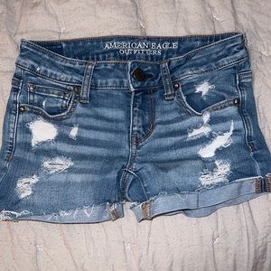 american eagle jean shorts